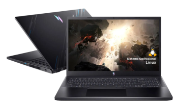 Notebook Gamer Acer Nitro V15 Intel Core i5 512GB SSD 16GB RAM 15,6″ Full HD 144Hz IPS RTX 3050 6GB ANV15-51-582R