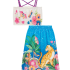 Vestido Bebê Verão Crepe Vermelho Com Calcinha – Kukiê
