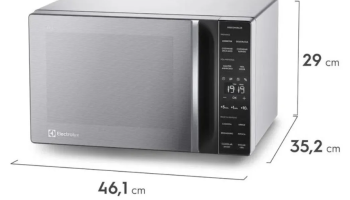 Micro-Ondas Electrolux 23L Efficient com Descongelamento Assistido ME23S 127V Prata