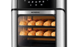 Air Fryer Mondial Forno Oven AFON-12L-BI Preta 12L