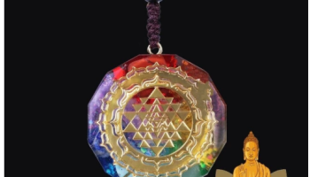 Colar Com Pingente Metra Pedra Natural Ágata Cristal