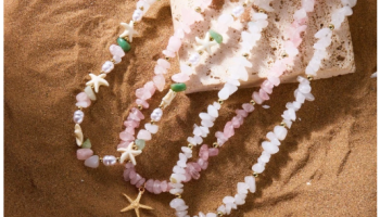 Feito À Mão Pedra Natural Cascalho Colar Colorido Estrela Do Mar Frisado Praia Gargantilha Para Mulheres Moda Jóias Boho