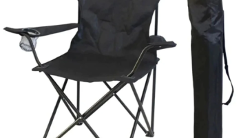 Cadeira Dobrável Com Porta Copos Pesca Praia Acampamento com Bolsa