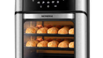 Air Fryer Mondial Forno Oven AFON-12L-BI Preta 12L