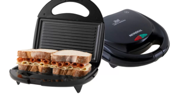 Sanduicheira Mondial Fast Grill S-12 Preta 750W – Antiaderente