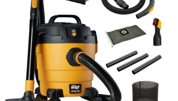 Aspirador de Pó e Água Wap GTW 10 com Porta – Acessórios 1400W Amarelo e Preto
