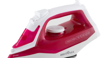 Ferro de Passar Roupa a Vapor Britânia BFV201R – Rosa