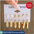 GGUAN KIT 5 PCS Tiara de Pérolas / Arquinho de Perolas – Acessórios femininos de cabelo