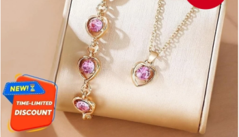Conjunto de 5 peças de joias femininas conjunto oco brilhante pulseira de zircônia sintética brincos de anel