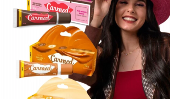 Kit 3 Carmed Hidratante Labial Ana Castela Boiadeira Brigadeiro Leite Condensado Doce de Leite 10g