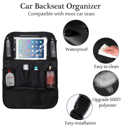 Bolsa de armazenamento de encosto de banco de carro