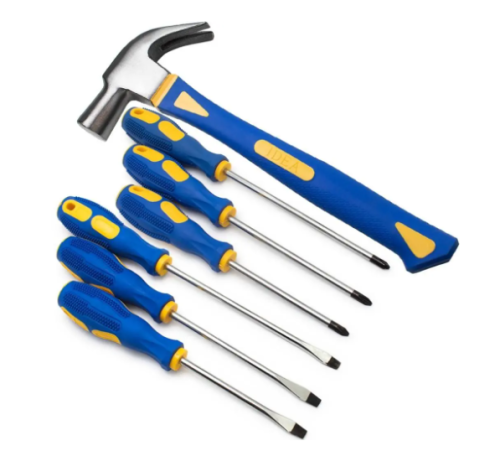 Kit Jogo de Chave Fenda Philips Imantada Martelo Fibra Unha Aço Ferramentas – Idea