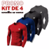Kit Treine Em Casa Completo Elástico Extensor Cross Tube + Kit com 5 Faixa + Corda de Pular