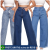 Calça Jeans Feminina Cintura Alta Wide Leg Com Bolso