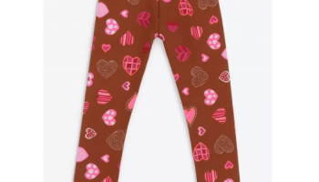 KIT LEGGING DE COTTON ESTAMPADA INFANTIL, LEGGING INFANTIL DE COTTON TAMANHO 1 AO 8.