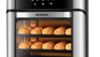 Air Fryer Mondial Forno Oven AFON-12L-BI Preta 12L