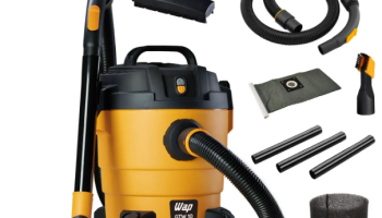 Aspirador de Pó e Água Wap GTW 10 com Porta – Acessórios 1400W Amarelo e Preto