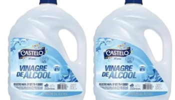 10 Litros Vinagre Castelo 6% Limpeza