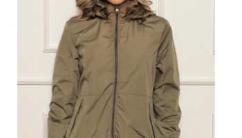 Jaqueta Corta Vento Feminino Semi-impermeável Frio Corta-Vento Dry Fit Resistente Água Capuz Forrada