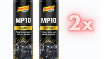 2un Silicone Automotivo Mundial Prime Spray Perfumado 300ml