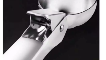 Colher de Sorvete Inox Com Ejetor Manual-*PRONTA ENTREGA*