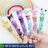 Kit Papelaria Kawaii Diversos itens Criativos Fofos Planner Marca-texto Washi Tape Caneta Adesivo Clipes Luxo