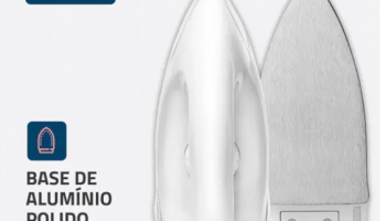 Ferro de Passar Roupa a Seco Mondial FSN-55-W – Branco