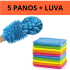 Kit Limpeza Automotiva Carro e Moto Shampoo Pretinho Limpa Pneu Silicone Gel e Esponja + Cera Polidora 6 em 1