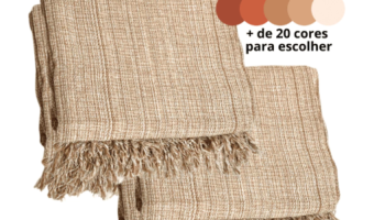 Kit 2 Mantas Decorativas Para Sofá Luxuosa Tamanho 210X120 Tecido 100% Algodão Casa Nova Elegante