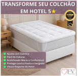 Pillow Top Casal Extra Macio – Upgrade de Conforto e Proteção para Colchão
