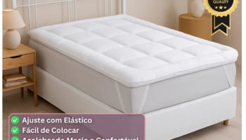 Pillow Top Casal Extra Macio – Upgrade de Conforto e Proteção para Colchão