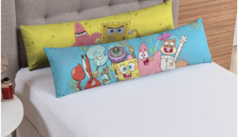 Kit 02 Xuxão Travesseiro Corpo Enchimentos Espuma 0,85cm x 0,25cm Xuxinho Estampas Infantil