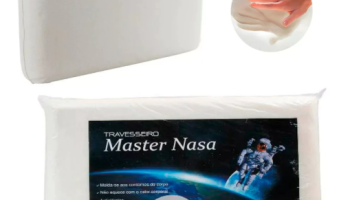 Travesseiro Master Comfort Master Nasa Beauty and Comfort tradicional 58cm x 10cm cor branco