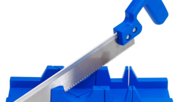 Kit Gabarito Caixa Meia Esquadria Com Serrote Serra 12 Polegadas – Idea