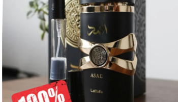 Perfume Árabe Masculino Asad Lattafa Amadeirado 2ml, 5ml, 10ml 100% Original Eau de Parfum