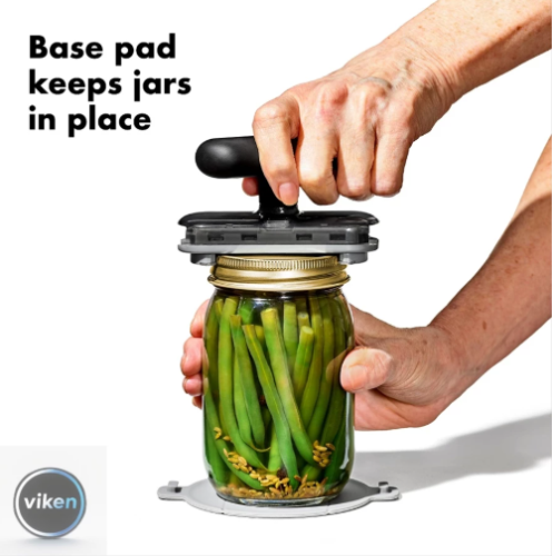 Utensílio de cozinha multifuncional EasyOpen – Abridor de potes manual em ABS, remoção de tampa sem esforço c