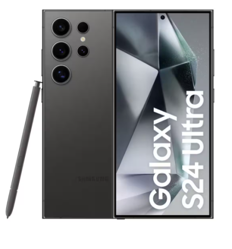 Smartphone Samsung Galaxy S24 Ultra 6,8″ Galaxy AI 512GB Titânio Preto 5G 12GB RAM Câm. Quádrupla 200MP + Selfie 12MP Bateria 5000mAh Dual Chip