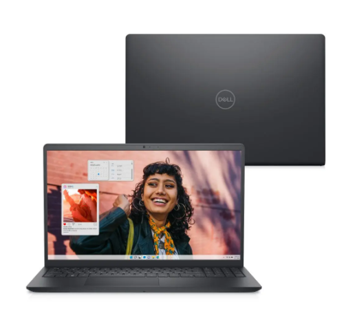 Notebook Dell Inspiron 15.6″ Full HD Intel Core 3-100U 8GB 512GB SSD Linux Preto Carbono I15-I3100-U15P