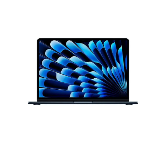 MacBook Air Apple 13″ Chip M4, CPU 10 Núcleos, GPU 8 Núcleos, Neural Engine 16 Núcleos, 16GB RAM, SSD 256GB, Meia-noite – MW123BZ/A