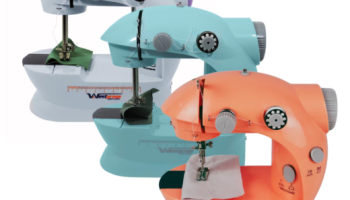 Mini Maquina Costura Portátil Elétrica + Pedal Bivolt 110v-220v