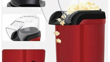 Pipoqueira Elétrica Eletroportátil Minijoy Pipoca Sem Óleo Saudável Máquina Popcorn Cinema 1200W