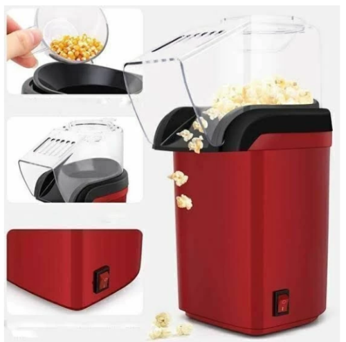 Pipoqueira Elétrica Eletroportátil Minijoy Pipoca Sem Óleo Saudável Máquina Popcorn Cinema 1200W
