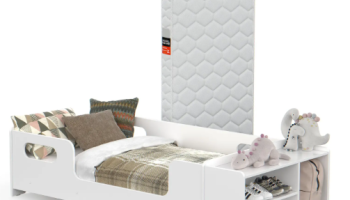 Cama Infantil Montessoriana Aconchego Para Quarto De Criança Com Nicho E Colchão – Maxi Do Brasil