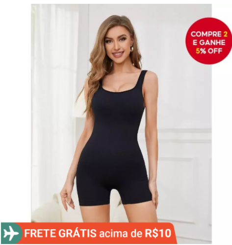 Body Modelador Sem Costura , Feminino Para Levantamento De Quadril Com Busto Completo