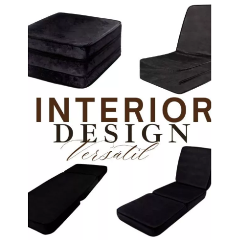 PUFF COLHONETE DOBRAVEL MULTIUSO 4 EM 1 ALTA DENSIDADE D23 com ziper TOP DE LINHA