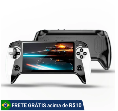 Vídeo Game portátil 10000 jogos retrô tipo P-s.Eony 6.5 Polegadas