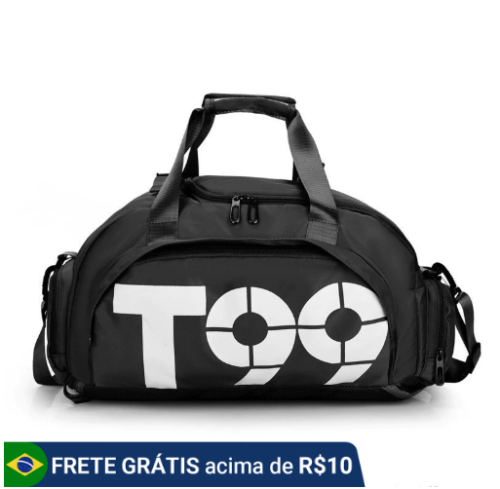 Bolsa Mala Esportiva Mochila Costa Transversal Fitness Treino Futebol Academia impermeável Sustore