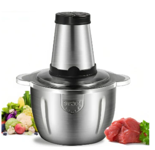 2L 3L Picador De Alimentos Moedor De Carne Mixer Elétrica Processador Cozinha Casa Alho – 110v- NO BRASIL