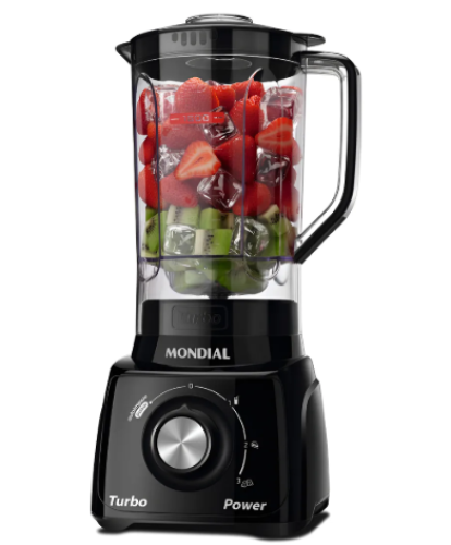 Liquidificador Turbo Power Mondial 550W – L-99 FB
