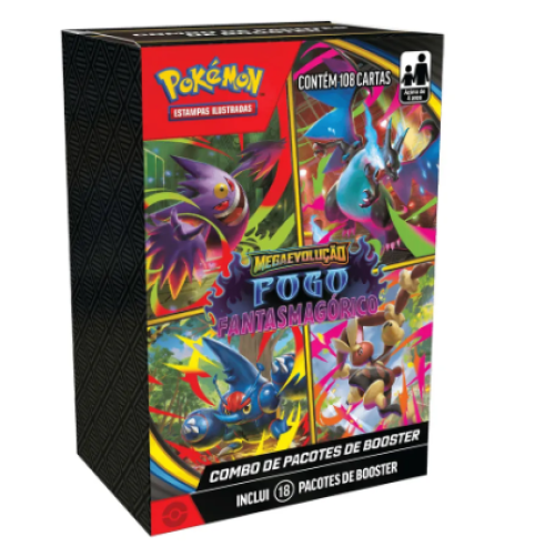 Combo De Booster Pokémon Me02 Fogo Fantasmagórico Pokémon